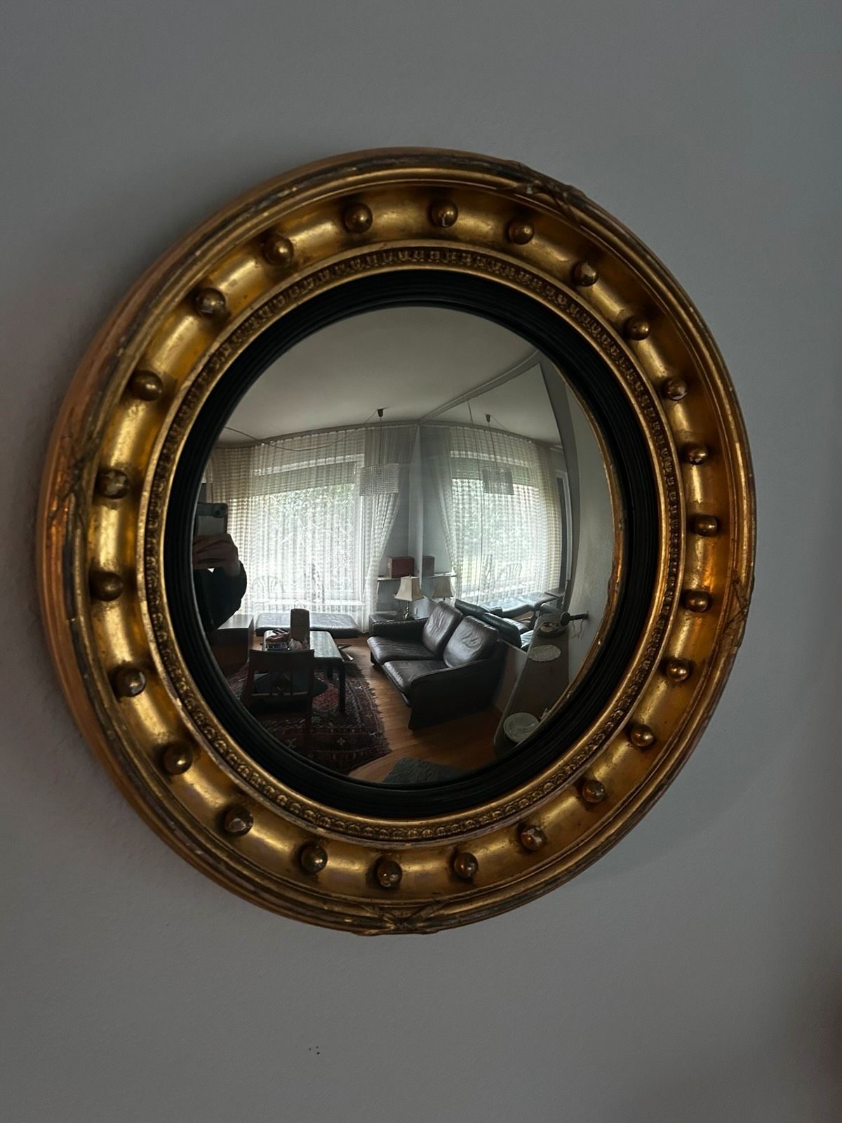Englischer Regency Wandspiegel vergoldet